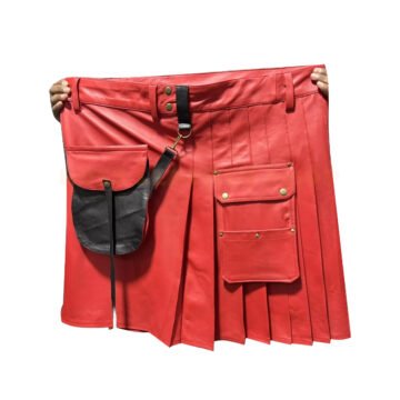 Red Leather Kilts