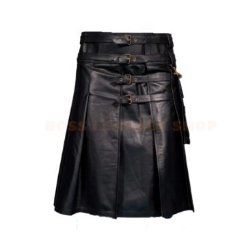 Mens Leather Kilts