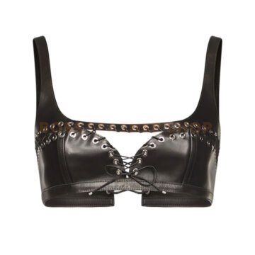 Leather Bra