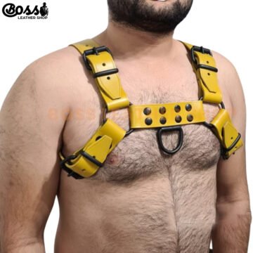 Men Leather Harness 