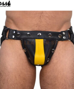 Mens Leather Jock