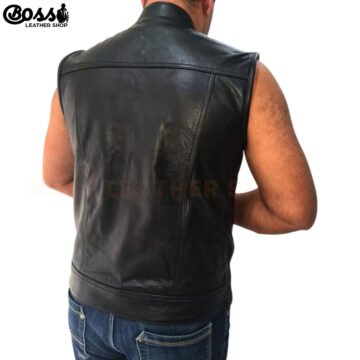 Alternative view of Biker leather Vests