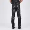 Leather Pants Men Motorcycle​ - Image 2