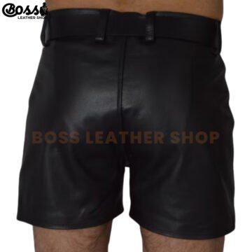 Alternative view of Men in Leather Shorts