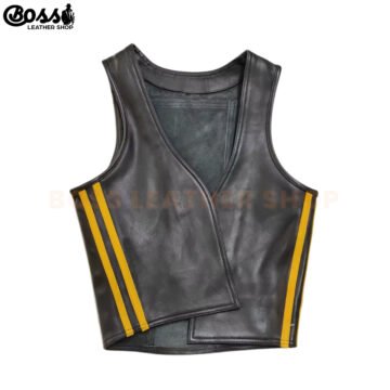 Biker Leather Vest