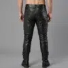 Biker Leather Pants for Men - Image 2