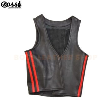 Alternative view of Biker Leather Vest