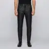 Padded Leather Pants