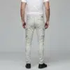 White Leather Pants Mens​ - Image 2