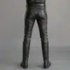 Biker leather Pants Men​ - Image 2