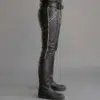 Biker leather Pants Men​ - Image 3