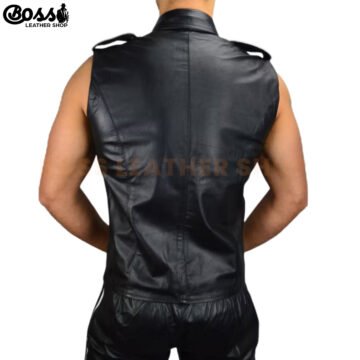 Alternative view of Sleeveless Leather Shirts