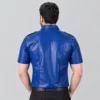 Blue Leather Shirts - Image 2