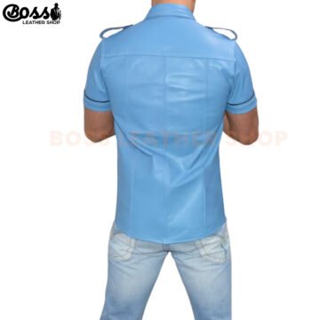 Alternative view of Leather Shirts Mens