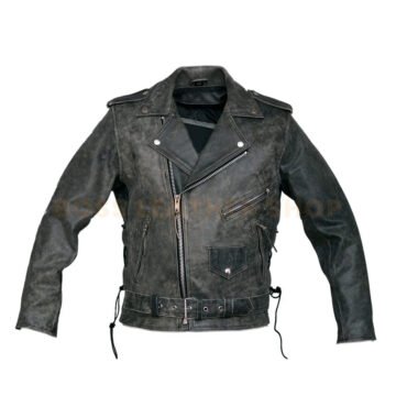 Vintage Biker Leather Jacket