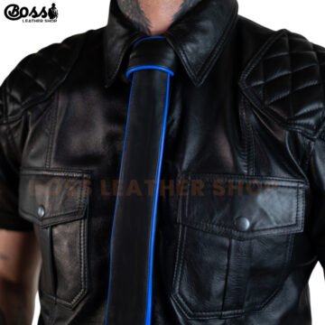 Alternative view of Men Leather Tie
