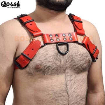Chest Harness Men Leather