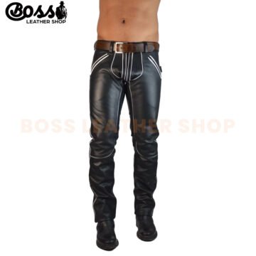 Motorcycle Leather Pants Mens
