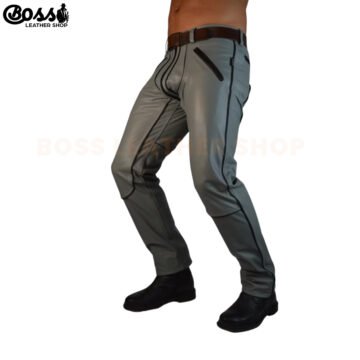 Alternative view of Genuine Leather Pants Mens