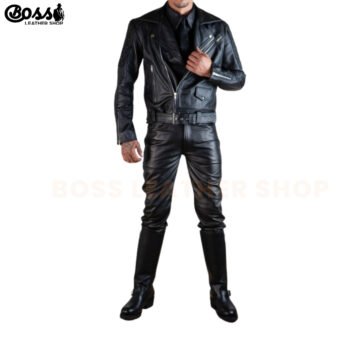 Men in Black Leather Pants