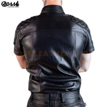 Alternative view of Quilted Leather Shirts