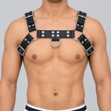 Real Leather Harness Men
