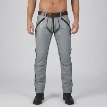 Genuine Leather Pants Mens​