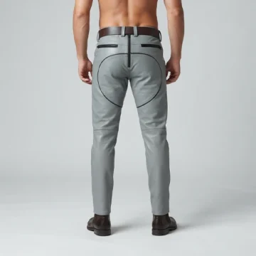 Alternative view of Genuine Leather Pants Mens​
