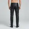 Laces Leather Pants - Image 2