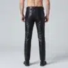Leather Biker Pants Mens​ - Image 2