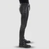 Leather Biker Pants Mens​ - Image 3