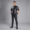 Mens Custom Leather Outfit Set