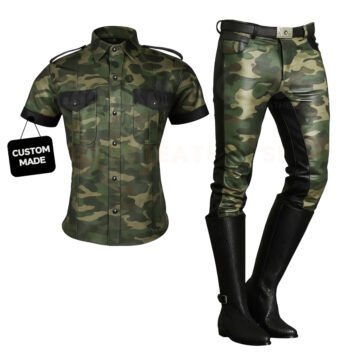 Camo Leather Uniforms
