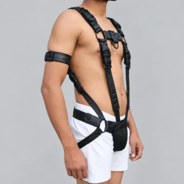 Alternative view of Mens Leather Chest Harness