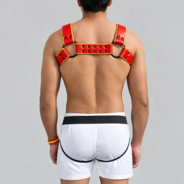 Alternative view of Mens Chest Harness Leather