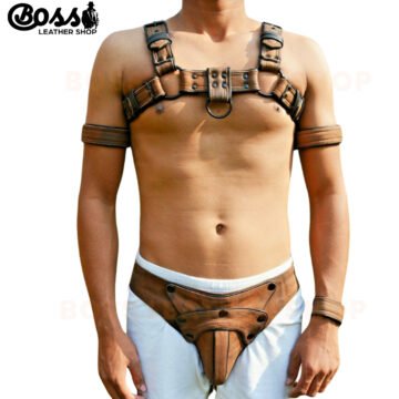 Leather Harness For Men