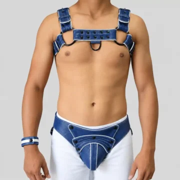 Leather Strap On Harness