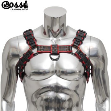 Gay Men Leather Harness
