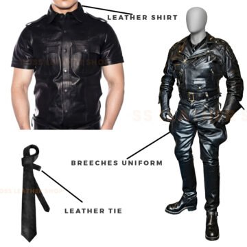 Breeches Uniform, Leather Shirt & Tie Special Deal For George Ward