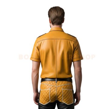 Alternative view of Yellow Leather Shirts
