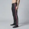 Black Letaher Pants With Side Straps - Image 3