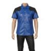 Mens Quilted Leather Shirts