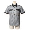 Grey Leather Shirts