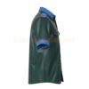 Green Leather Shirt Mens - Image 3