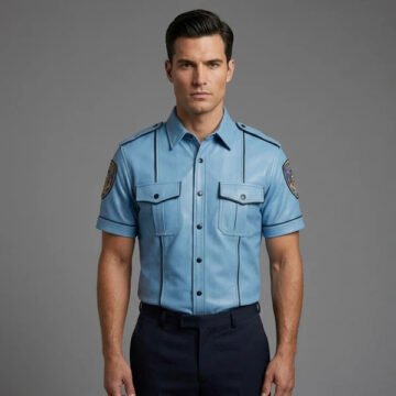 Police Leather Shirt