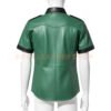 Mens Short Sleeve Leather Shirt - Image 2