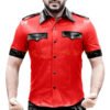 Red Leather Shirts - Image 4