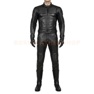 Mens Black Leather Uniforms