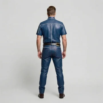 Alternative view of Gay Blue Leather Uniforms