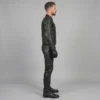 Mens Black Leather Uniforms - Image 3